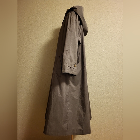 Vintage MS Cambridge Muted Olive Green-Gray Coat Size 16 - Picture 2 of 13